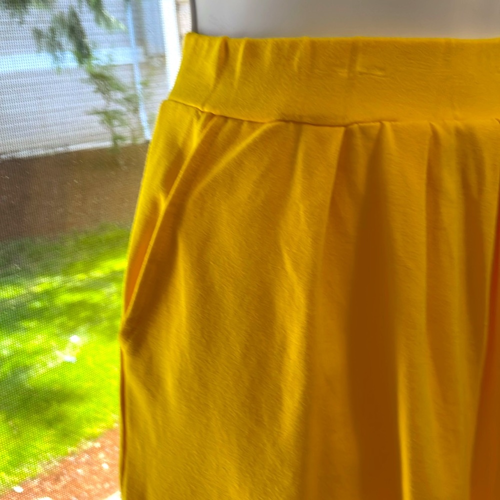 ❤️ Women's Vintage 90’s Y2K YELLOW CLASSIQUES SPORT Pull-up STIRRUP Pants Sz S - Picture 3 of 8